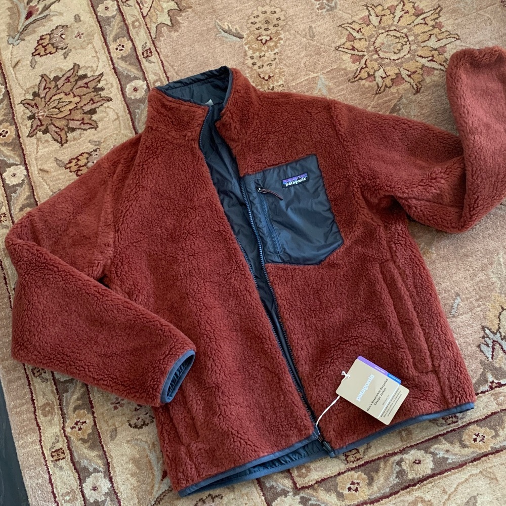 Patagonia Reversible Recycled Sherpa Jacket - Picture 2 of 7